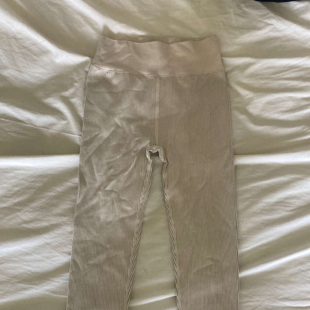 Calvin Klein white cream leggings